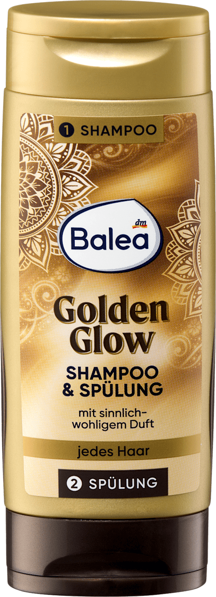 Balea Shampoo & Conditioner Golden Glow (2x50 ml), 100 ml
