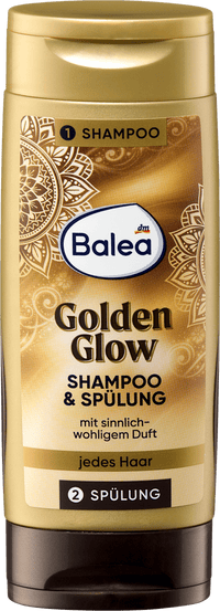 Balea Shampoo & Conditioner Golden Glow (2x50 ml), 100 ml