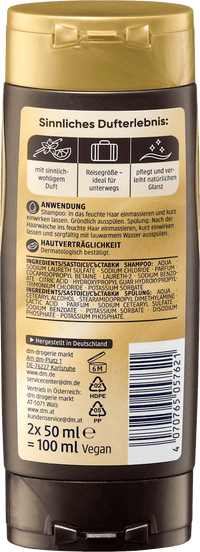 Balea Shampoo & Conditioner Golden Glow (2x50 ml), 100 ml