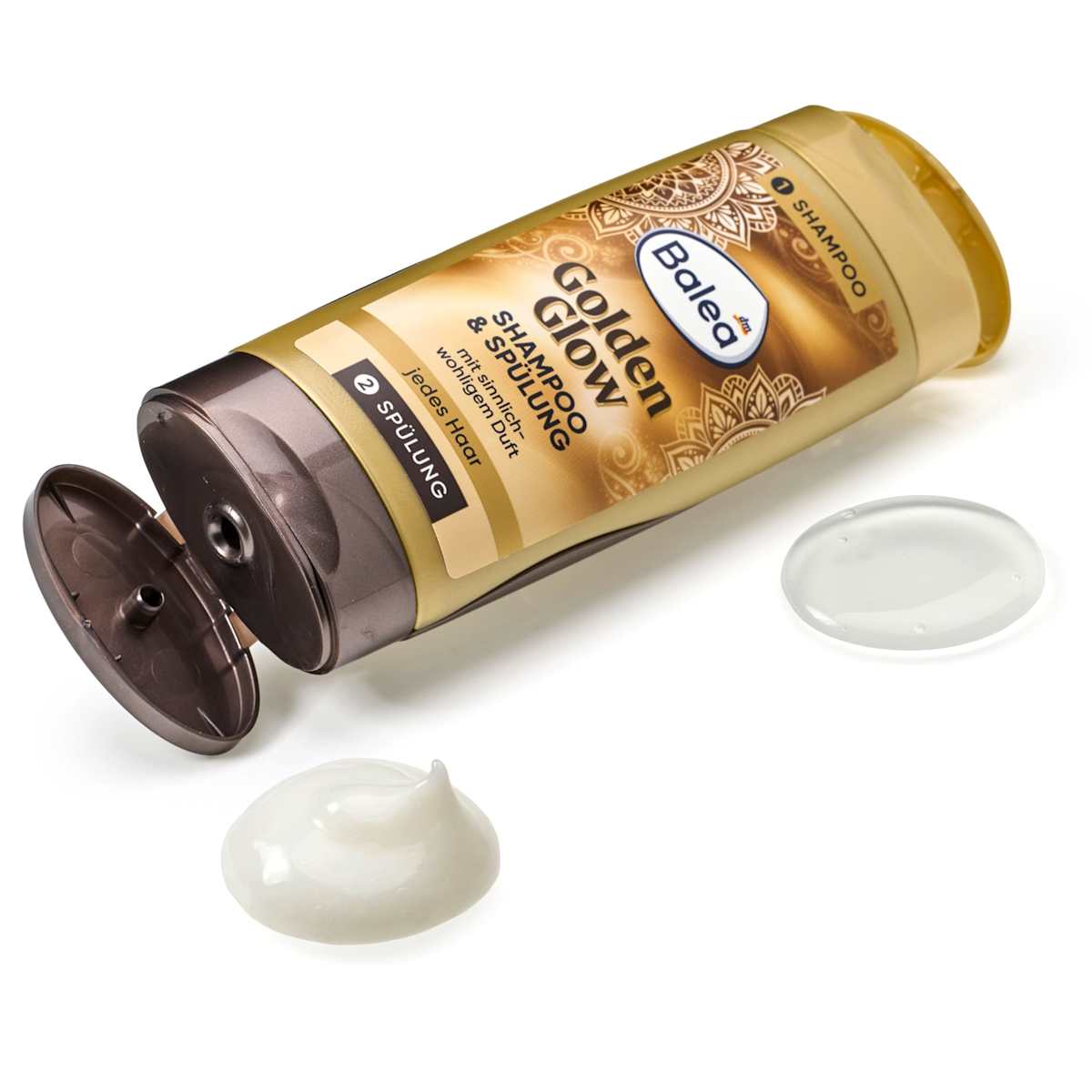 Balea Shampoo & Conditioner Golden Glow (2x50 ml), 100 ml