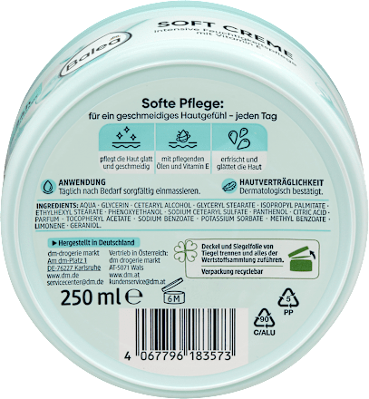 Zachte crème, 250 ml
