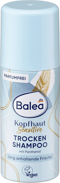 Balea Trockenshampoo Kopfhaut Sensitiv, Reisegröße, 100 ml