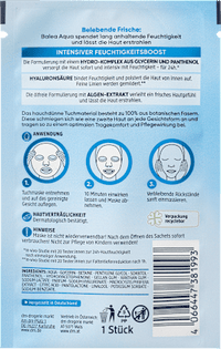 Aqua sheetmasker, 1 stuk