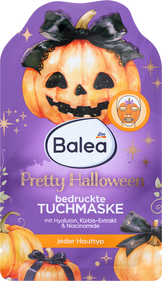 Masque en tissu Balea imprimé Pretty Halloween, 1 pce