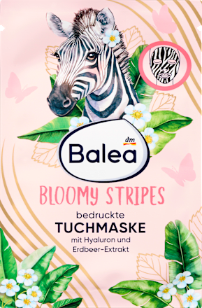 Tuchmaske Bloomy Stripes, 1 St