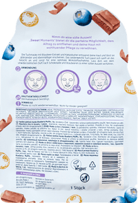 Stoffen masker Blueberry Muffin, 1 st