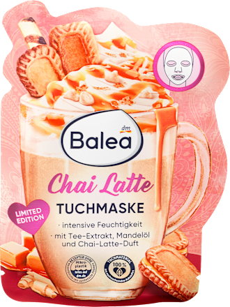 Sheetmasker Chai Latte, 1 stuk