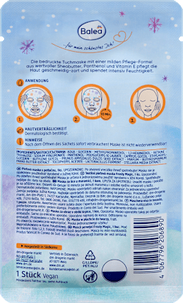 Frosty Magic sheetmasker, 1 stuk