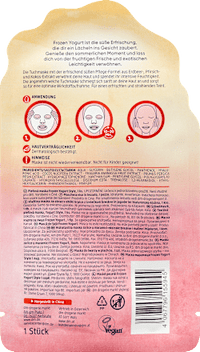 Stoffen masker in bevroren yoghurtstijl, 1 stuk