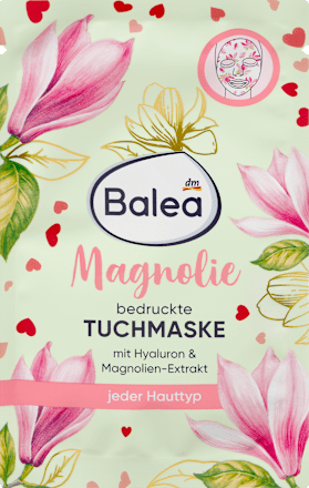 Magnolia sheetmasker, 1 stuk