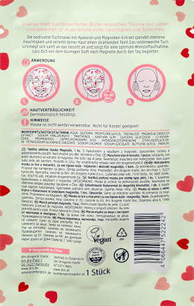 Magnolia sheetmasker, 1 stuk