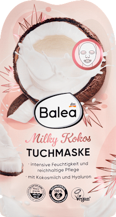 Sheetmasker Milky Coconut, 1 stuk