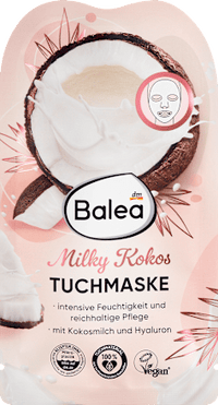 Sheetmasker Milky Coconut, 1 stuk