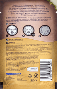 Sheetmasker Pistache Chocolade, 1 st