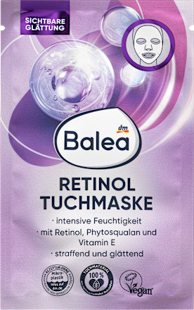 Retinol sheetmasker, 1 stuk