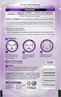 Retinol sheetmasker, 1 stuk