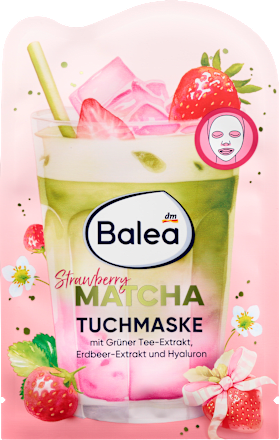 Tuchmaske Strawberry Matcha, 1 St