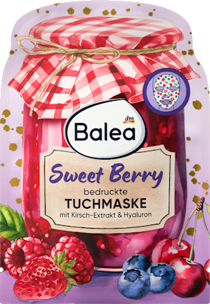 Tuchmaske Sweet Berry bedruckt, 1 St