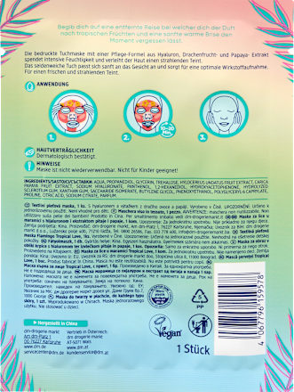 Tuchmaske Tropical Love Flamingo, 1 St Balea