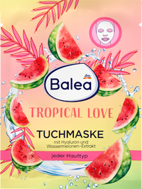 Stoffen masker Tropical Love watermeloen, 1 st