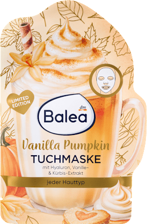 Balea Tuchmaske Vanilla Pumpkin, 1 St