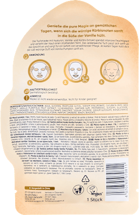 Tuchmaske Vanilla Pumpkin, 1 St