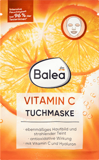 Vitamine C sheetmasker, 1 stuk