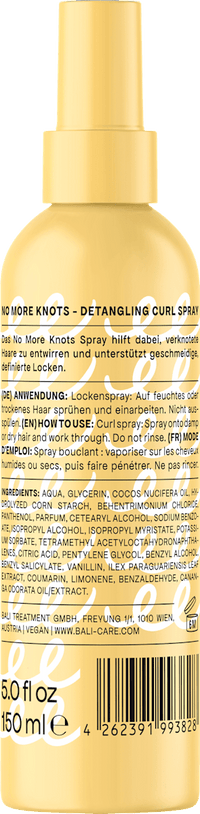 BALI CURLS Lockenspray Kinder & Teenager No More Knots Locken, 150 ml