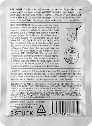 Augenpads Gel Defense (1 Paar), 2 St
