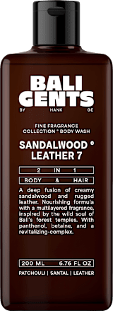 Duschgel Sandalwood Leather 7 2in1, 200 ml