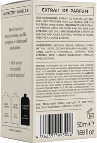 BALI GENTS Ristretto & Vanille Extrait de Parfum, 50 ml