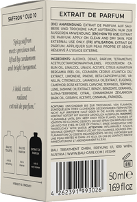 BALI GENTS Safran & Oud Extrait de Parfum, 50 ml