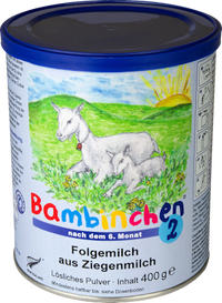 Folgemilch 2 aus Ziegenmilch nach dem 6. Monat, 400 g