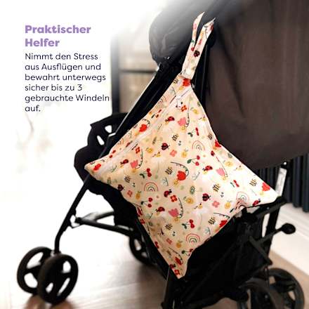 Nasstasche creme, Motiv Sommer, 1 St