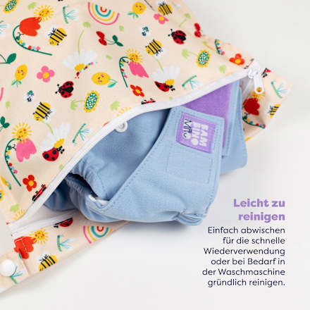 Nasstasche creme, Motiv Sommer, 1 St