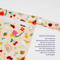 Nasstasche creme, Motiv Sommer, 1 St