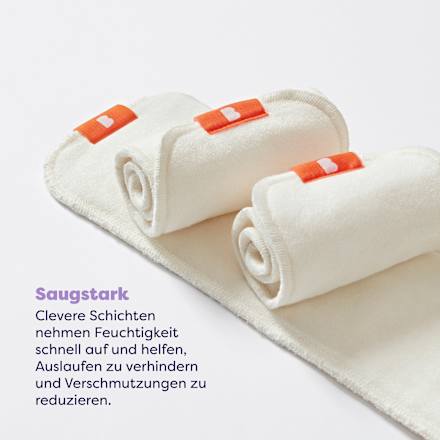 Stoffwindel Saugeinlage wiederverwendbar, 1 St