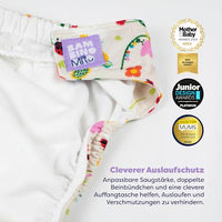 Stoffwindel wiederverwendbar, creme, Motiv Sommer, 1 St