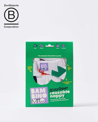 Herbruikbare luier, giraffenmotief, 1 stuk