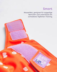 Stoffwindel wiederverwendbar, Motiv Lila-Bäm, 1 St