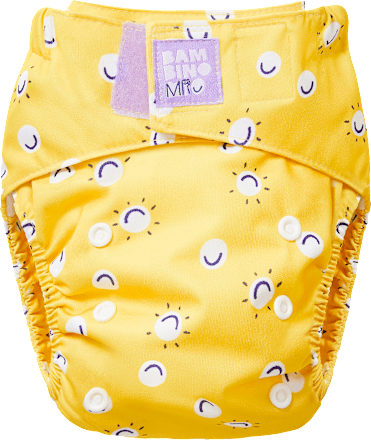 Herbruikbare luier, zonnemotief, 1 stuk