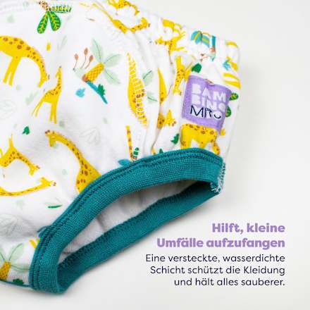 Töpfchen-Trainingshose wiederverwendbar, 3-4 Jahre, blau/bunt, 1 St