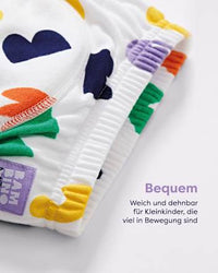 Herbruikbare zindelijkheidstrainingbroekjes, 3-4 jaar, blauw/veelkleurig, 3 stuks