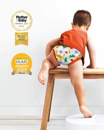 Herbruikbare zindelijkheidstrainingbroekjes, 3-4 jaar, paars/veelkleurig, 3 stuks