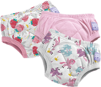 Töpfchen-Trainingshose wiederverwendbar,  3-4 Jahre, rosa, 3 St Bambino Mio