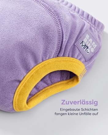 Töpfchen-Trainingshose wiederverwendbar,  3-4 Jahre, rosa, 3 St Bambino Mio