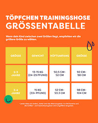 Töpfchen-Trainingshose wiederverwendbar,  3-4 Jahre, rosa, 3 St Bambino Mio
