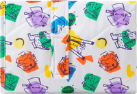 Verschoonmatje kleurrijke dieren, 1 stuk