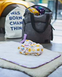 Verschoonmatje kleurrijke dieren, 1 stuk