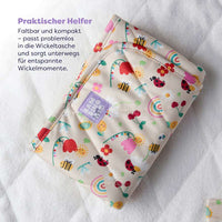 Wickelunterlage für unterwegs, creme, Motiv Sommer, 1 St